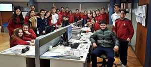 Estudiantes de Sa Real visitan Diario de Ibiza