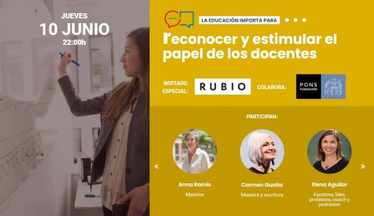 La educación importa para reconocer y estimular el papel de los docentes