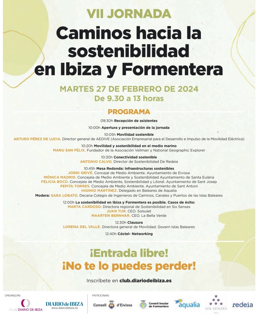 VII Jornada Caminos hacia la Sostenibilidad en Ibiza y Formentera