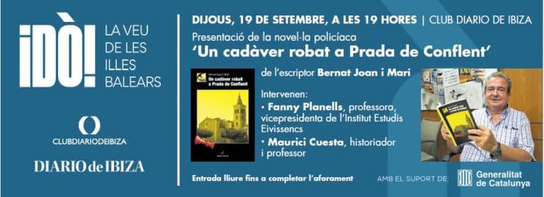 Bernat Joan presenta la novela negra ‘Un cadàver robat a Prada de Conflent’